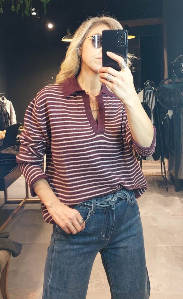 ÇİZGİLİ MÜRDÜM KAZAK