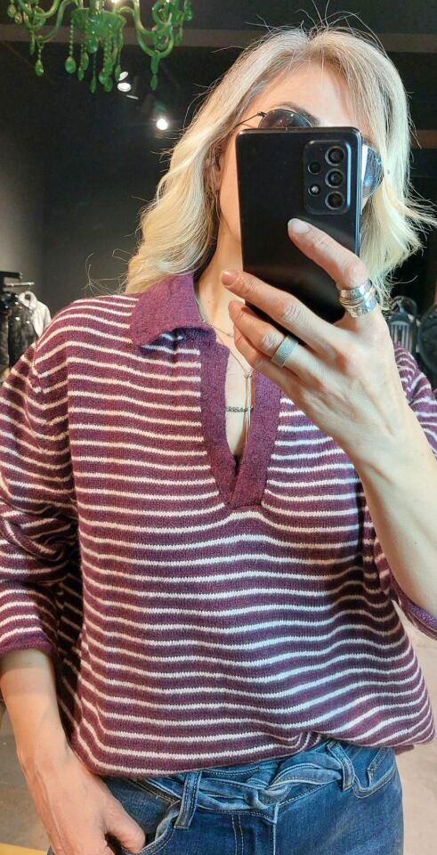 ÇİZGİLİ MÜRDÜM KAZAK