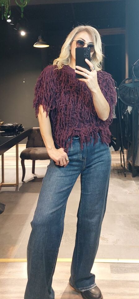 MÜRDÜM SAÇAKLI KAZAK