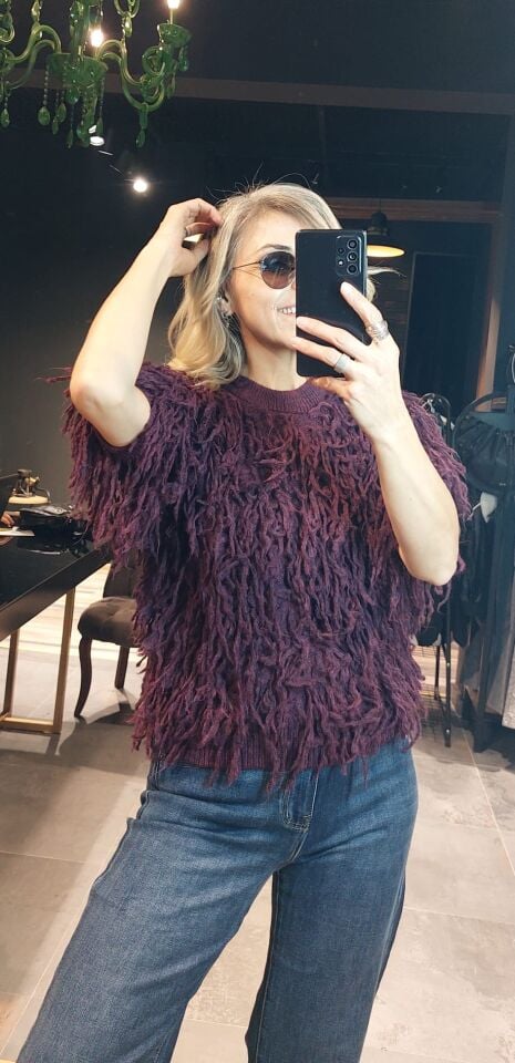 MÜRDÜM SAÇAKLI KAZAK