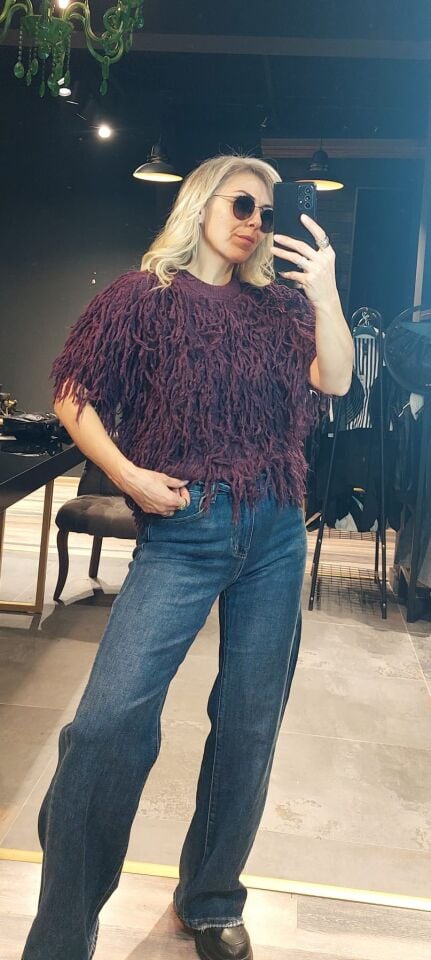 MÜRDÜM SAÇAKLI KAZAK